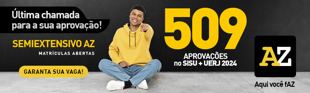 A melhor preparação para UERJ e ENEM. Aqui você faz!